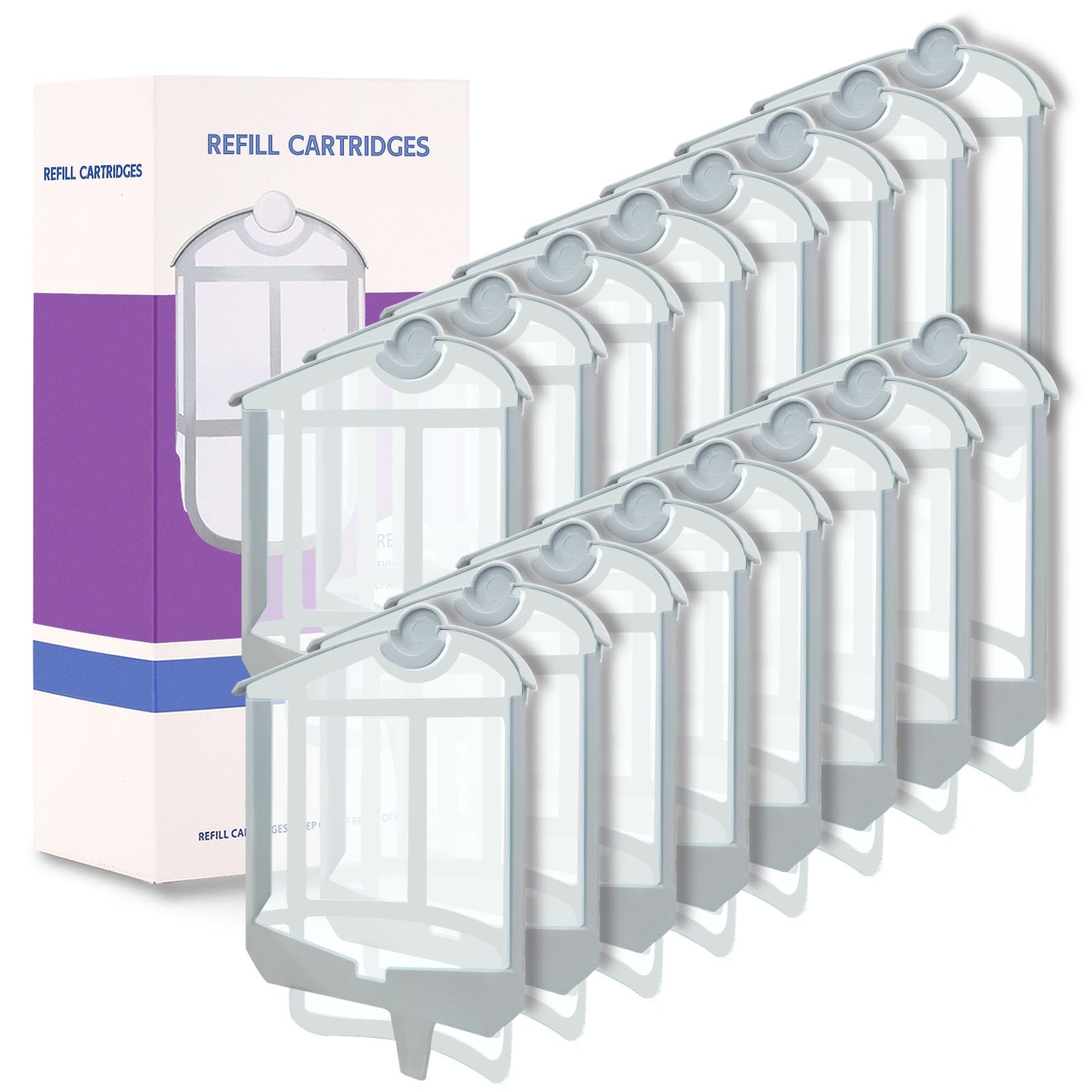 4 Pack Refill Cartridge Compatible with ZEVO Plug-in Light M364 and Max, Replacement 100% Fit (Refill Cartridges, Counts, 4)