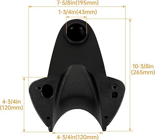 Miniatura 2 de HECASA Carcasa de cámara de respaldo de visión trasera compatible con Mercedes-Benz Sprinter 2014-2018 carcasa de cámara de estacionamiento inversa