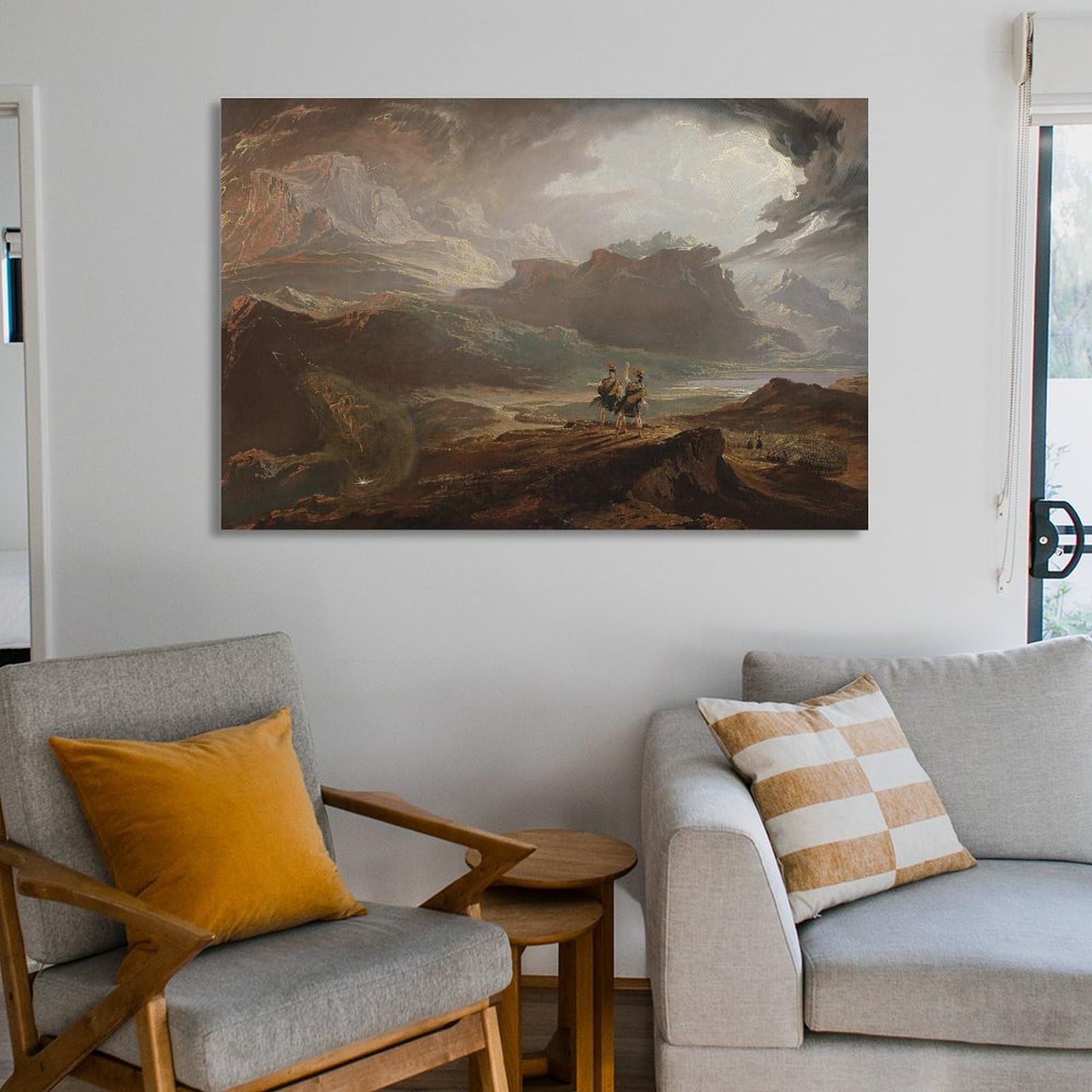 Amazon.co.jp: John Martin ジョン・マーティン 画家作品《丘の上から