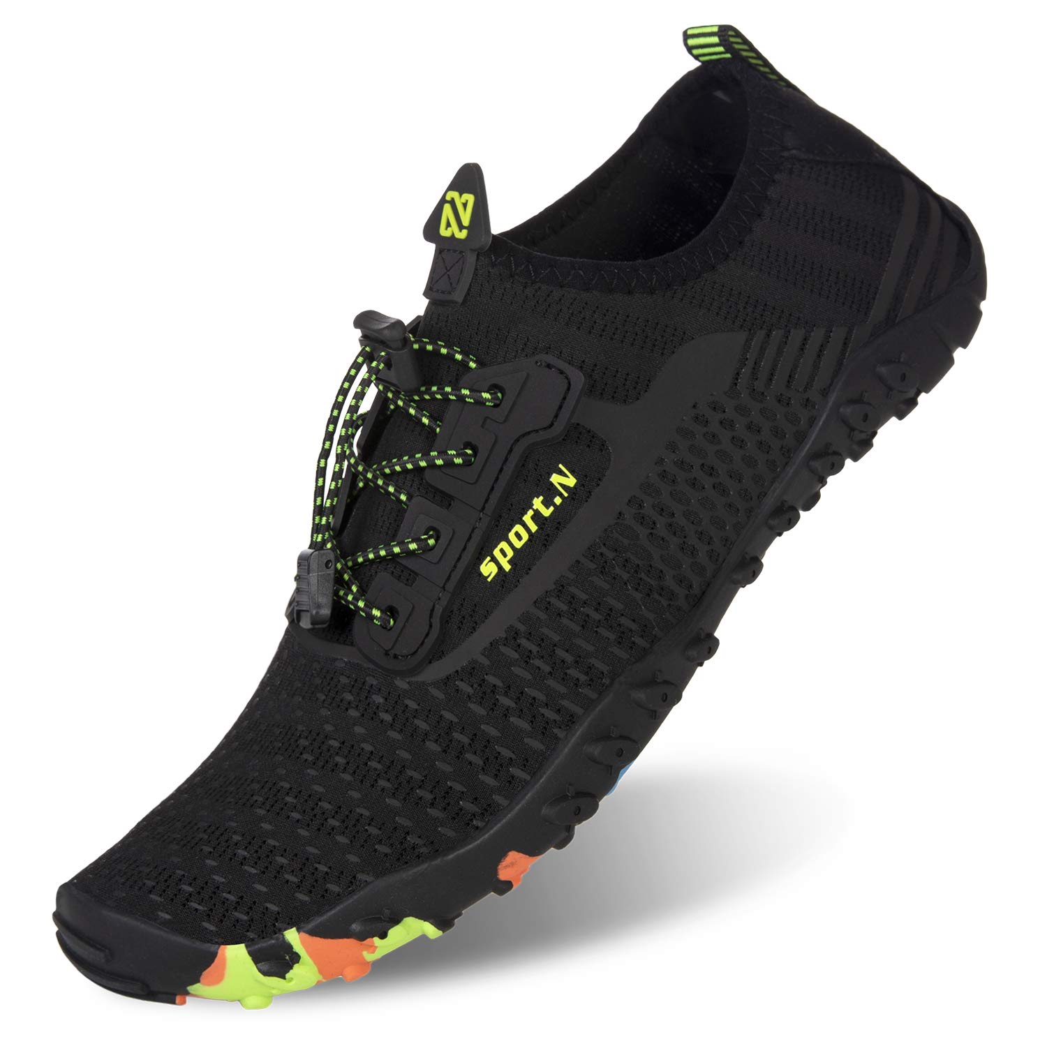 IceUnicorn Strandschuhe Badeschuhe Damen Herren Schwimmschuhe Aquaschuhe Sommer Schnell Trocknend Surfschuhe