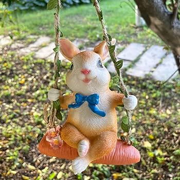 ウサギのオーナメント 水飲み場付き ウサギのオーナメント 水飲み場付き 玄関 うさぎ 置物