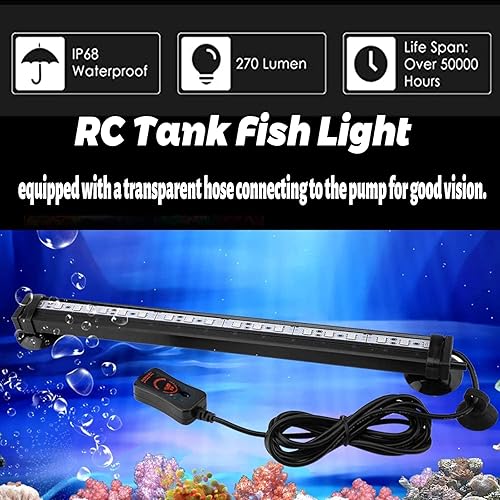 Miniatura 2 de HCDMRE Lámpara LED de burbujas de aire para acuario, sumergible bajo el agua, tanque de peces, luz que cambia de color, herramientas de acuario de