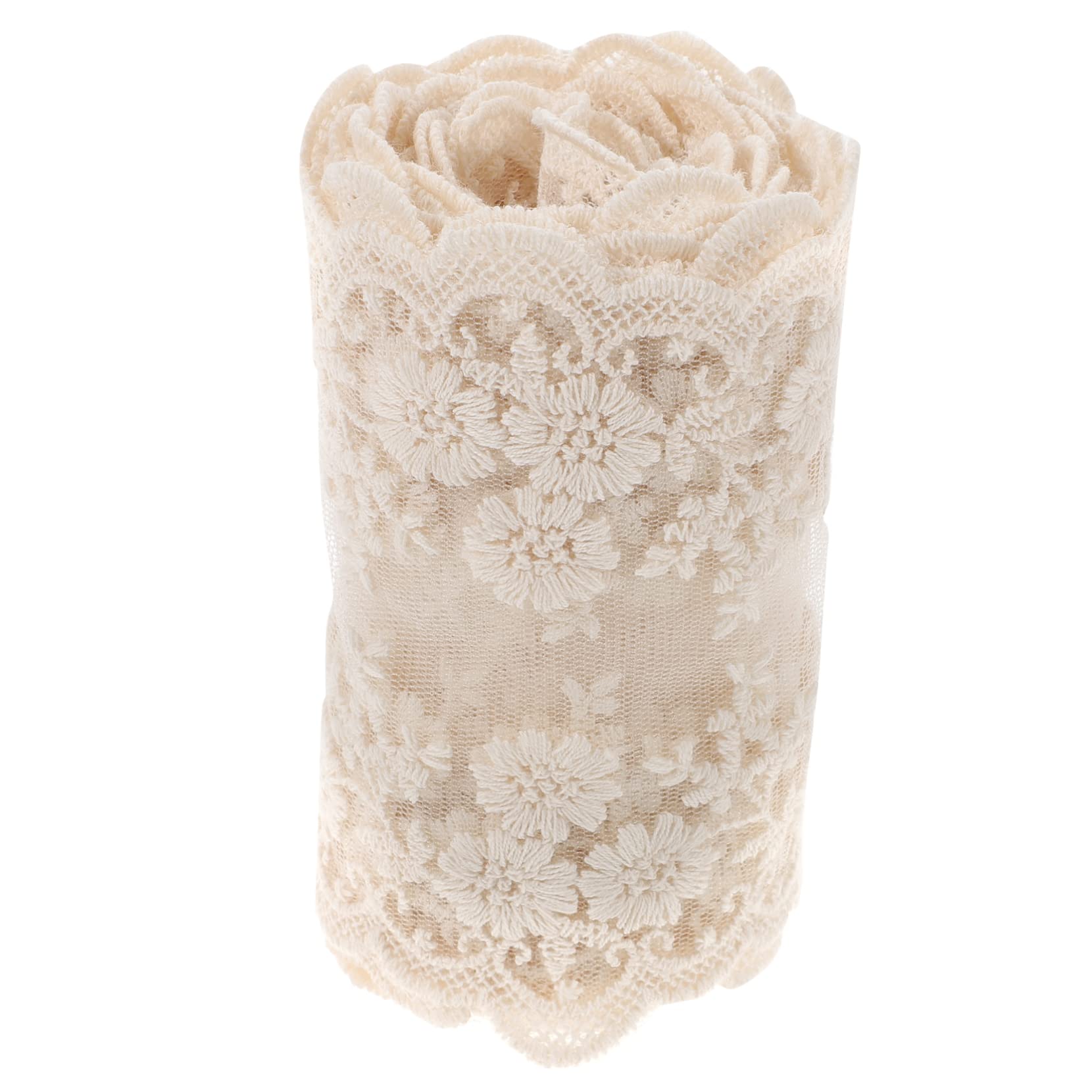 5rollos Encaje Decorativo De Flores Para Ropa y Manualidades Metros De Encaje Sin Elasticidad Para y Decoración De Vestidos