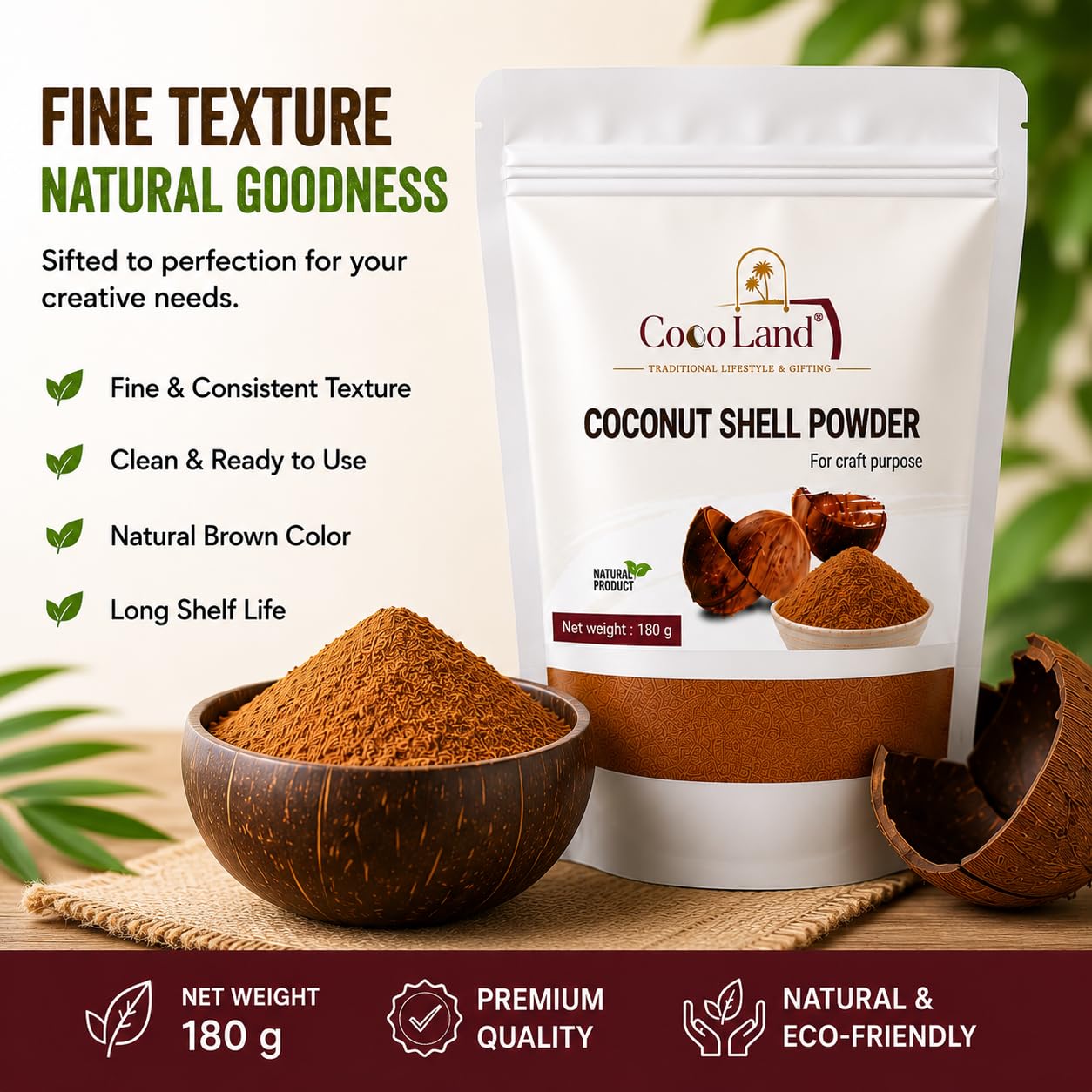 Coconut Shell Powder - Crafting & DIY -3