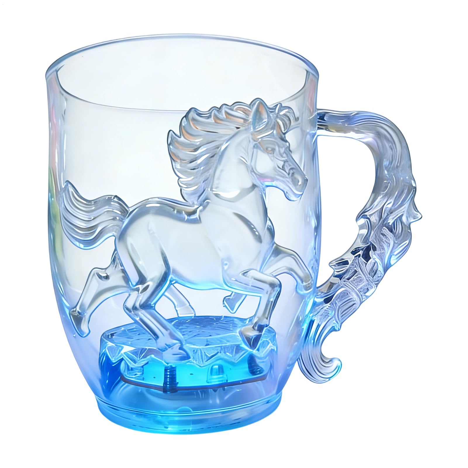 Funny Coffee Mugs | Color Changing LED Battery Operated Drinkware,Glow Coffee Mug Water Cup,for Tea Milk Juice Home Office School Cafe Party New Year Spring Festival