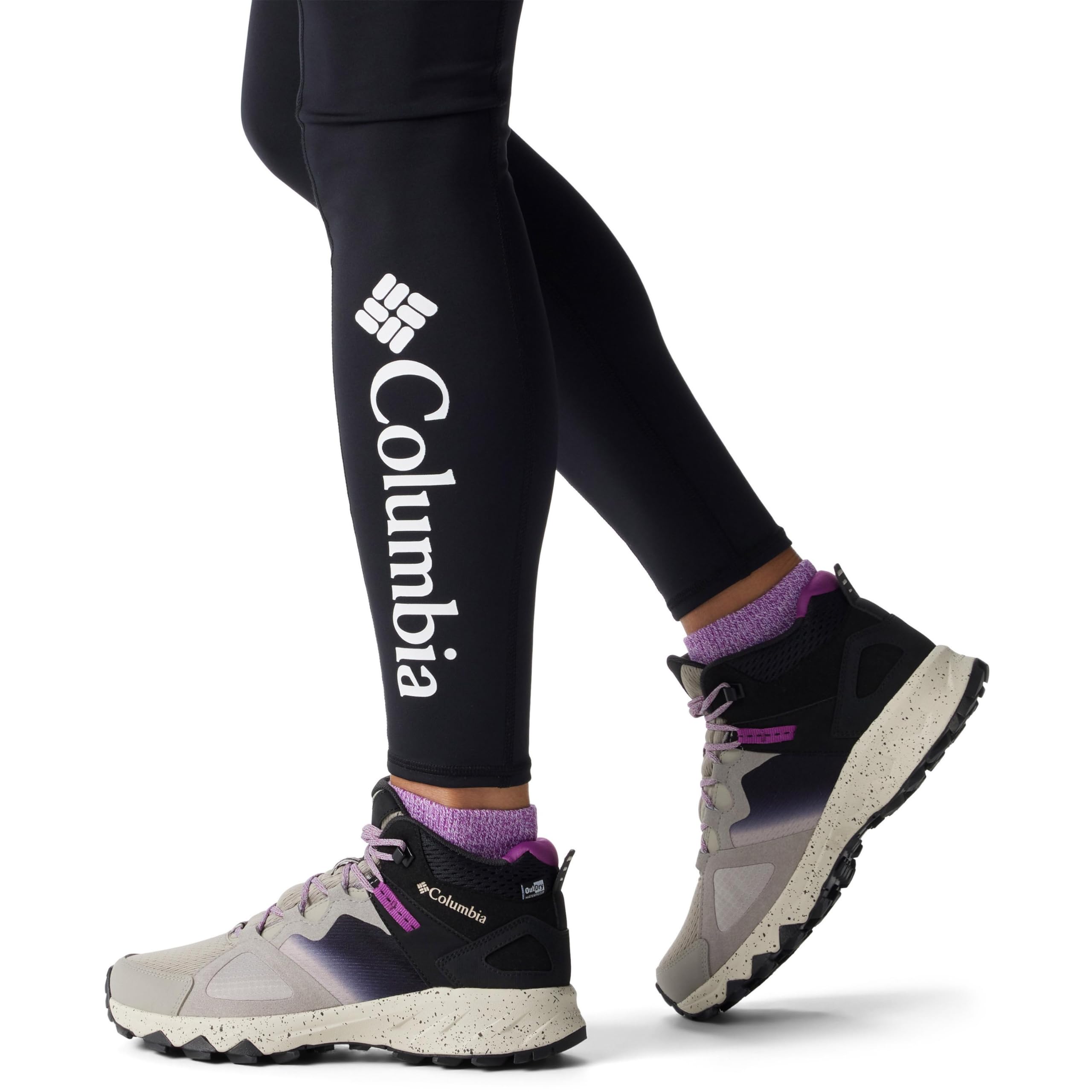 Columbia PEAKFREAK™ HERA MID Outdry™ - Botas de senderismo para mujer, color gris, talla 42