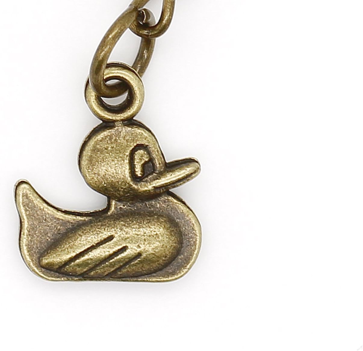 Bronze Keyring With 16mm Duck