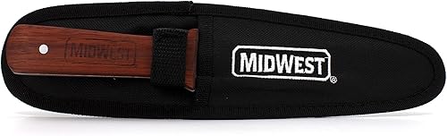 Miniatura 6 de MIDWEST MWT-FDK01 - Cuchillo flexible para conductos de 5 pulgadas con mango de madera contorneado y funda de nailon