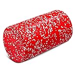 Yes4All High-Density Foam Roller for Back Pain Relief, Yoga, Exercise, Physical Therapy, Muscle Deep Tissue Massage 12-18-24-36- Red Snow - 12 Inches