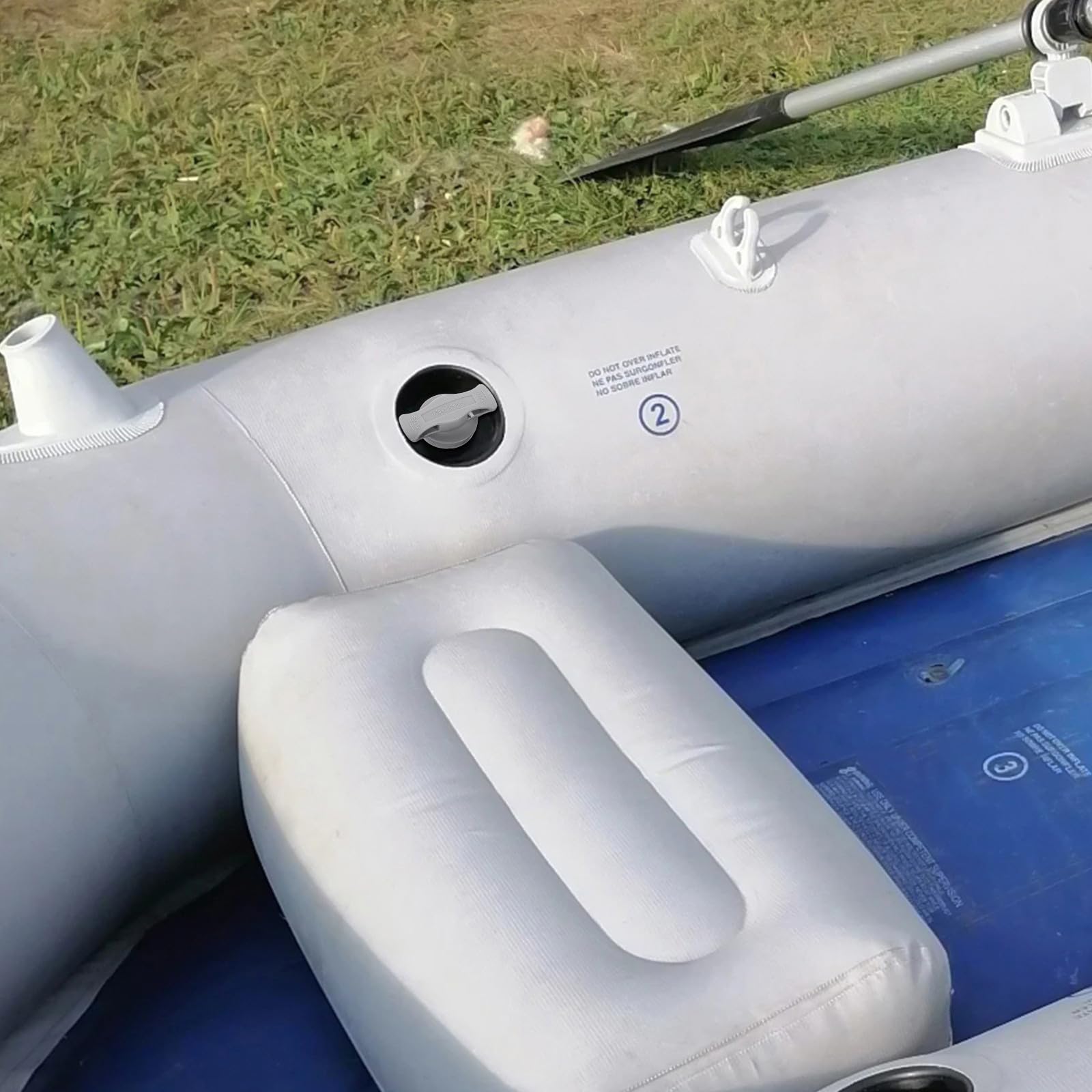 TOYANDONA 2 tappi gonfiabili per valvola: tappi per valvole di ricambio in PVC a 8 fori per kayak, paddleboard e gommoni, design a prova di perdite, perfetti per gli appassionati di sport acquatici e