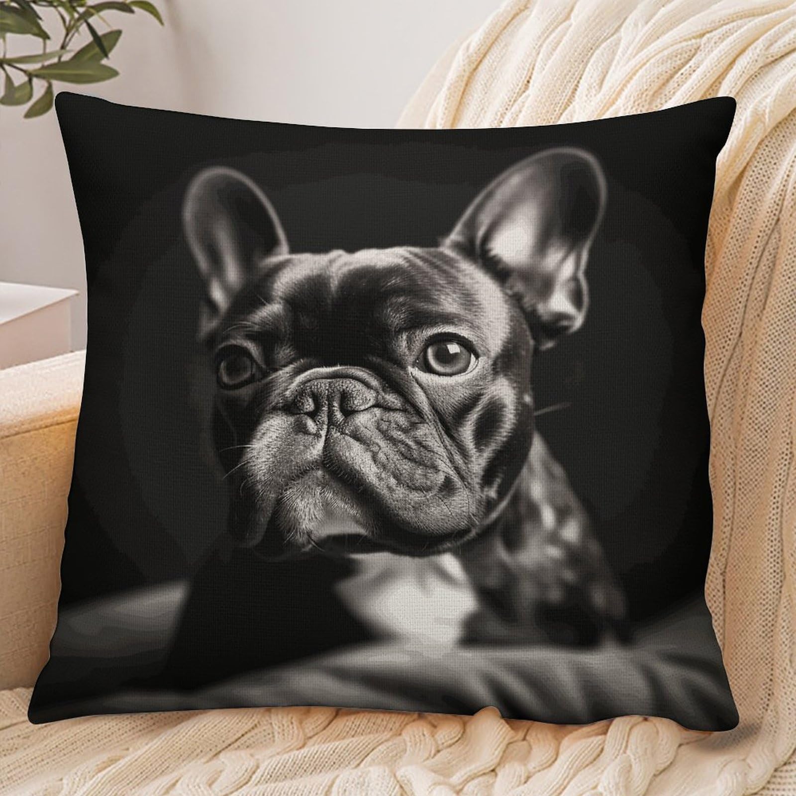 Fekiloot Style French Bulldog4 Pillowcase Pillow Sham Pillow Case