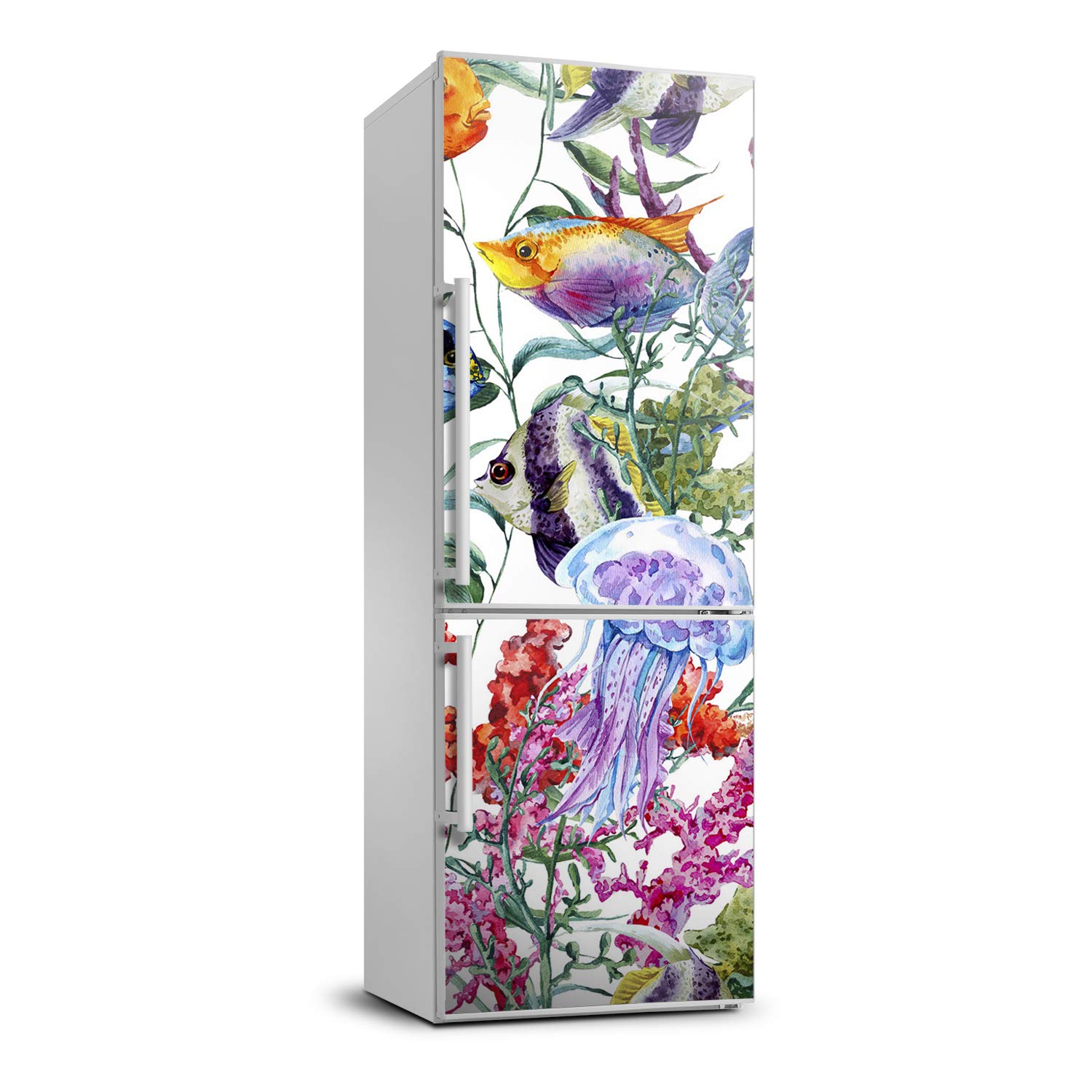 Pegatinas de refrigerador impermeables y autoadhesivas de 60x180 cm para pared