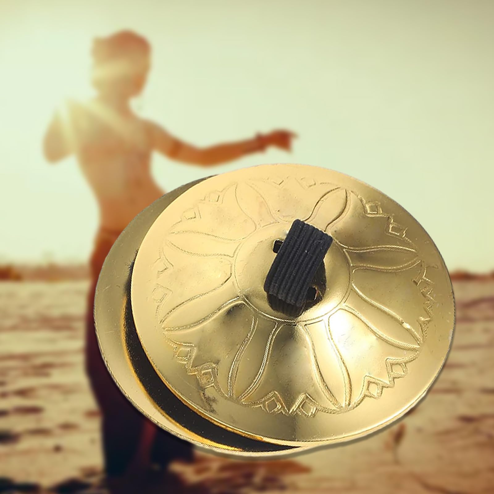 Cimbali Per Dita Danza Del Ventre In Ottone - Andoer Gold Finger Cymbals - Foto 13