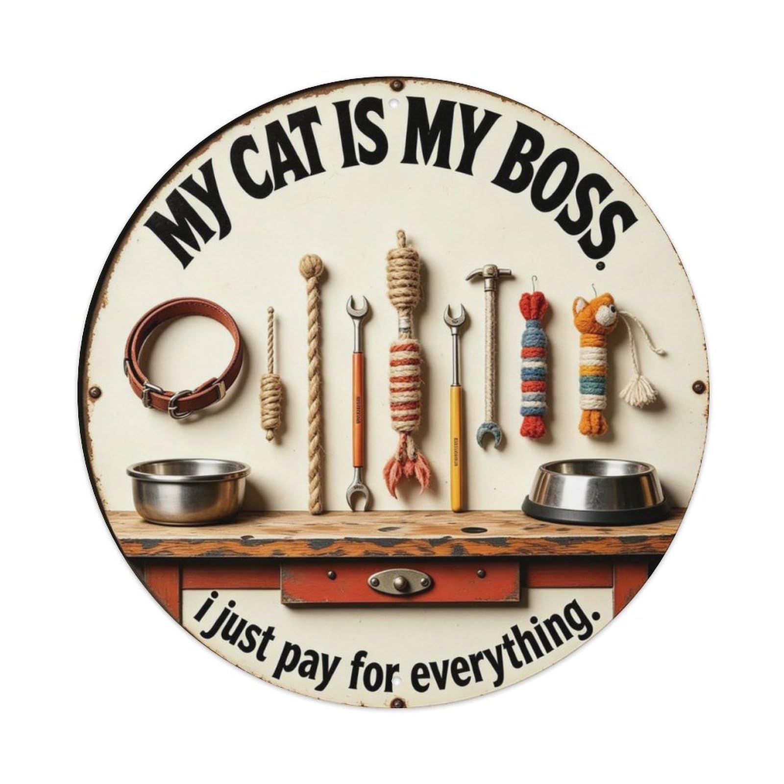 Fresh Enamel, Retro Style Metal Tin Sign Plaque