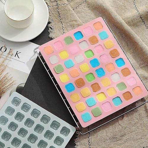 Miniatura 6 de 2 moldes de silicona para números de chocolate, antiadherentes, bandeja de silicona para decoración de 26 alfabetos y números, moldes para dulces,