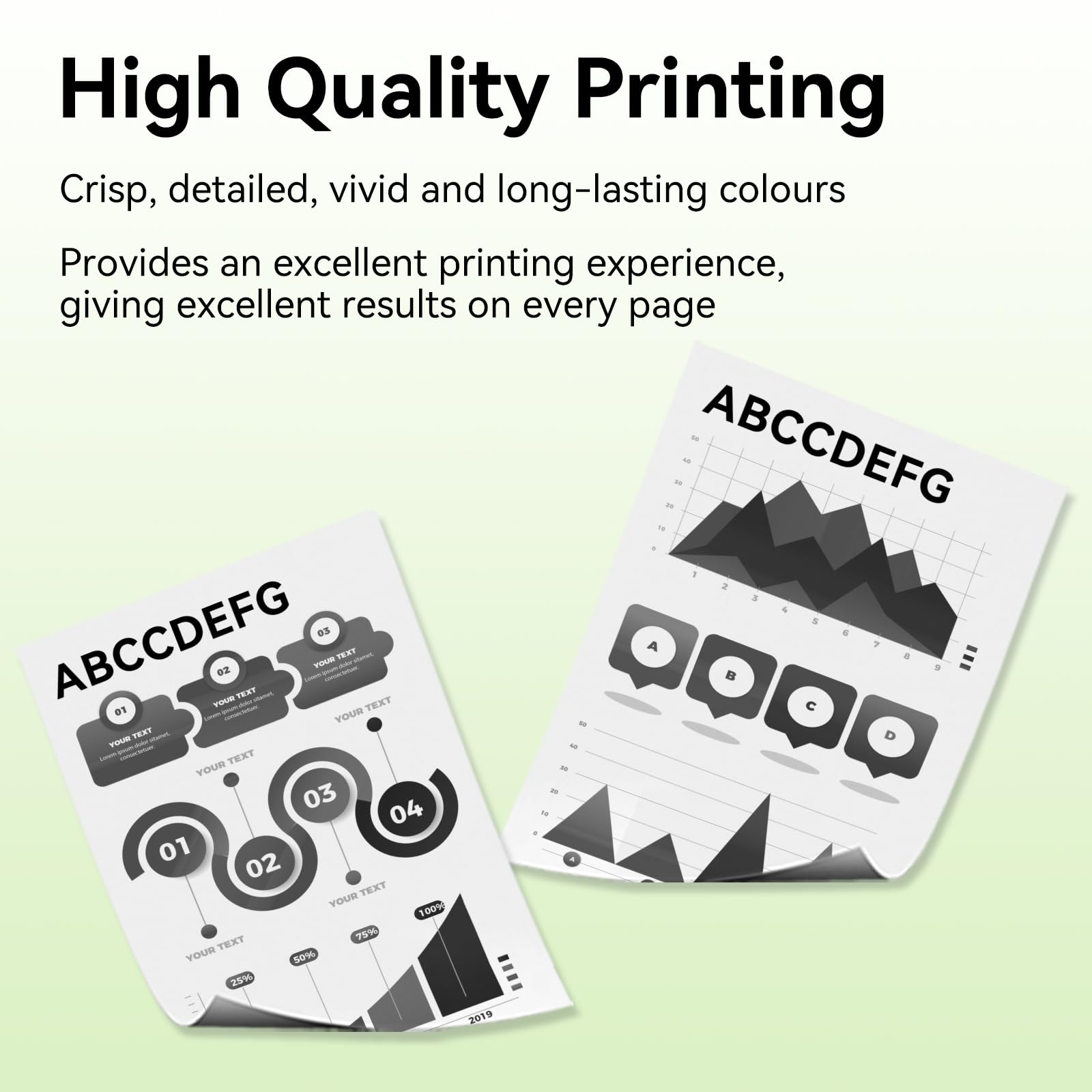 swiss toner TN2510XL compatibile per TN2510XL TN-2510XL per Toner Brother MFC-L2800DW per Toner Brother MFC-L2827DW HL-L2400DWE HL-L2445DW MFC-L2835DW DCP-L2620DW DCP-L2665DW,2 nero