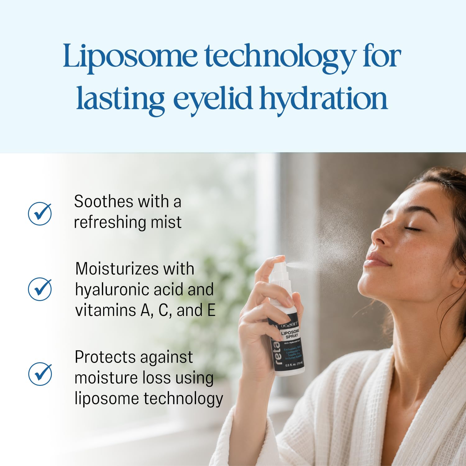 OCuSOFT Retaine Liposome Spray with Hyaluronic Acid, 1 fl oz/15 mL — Amazon image 5