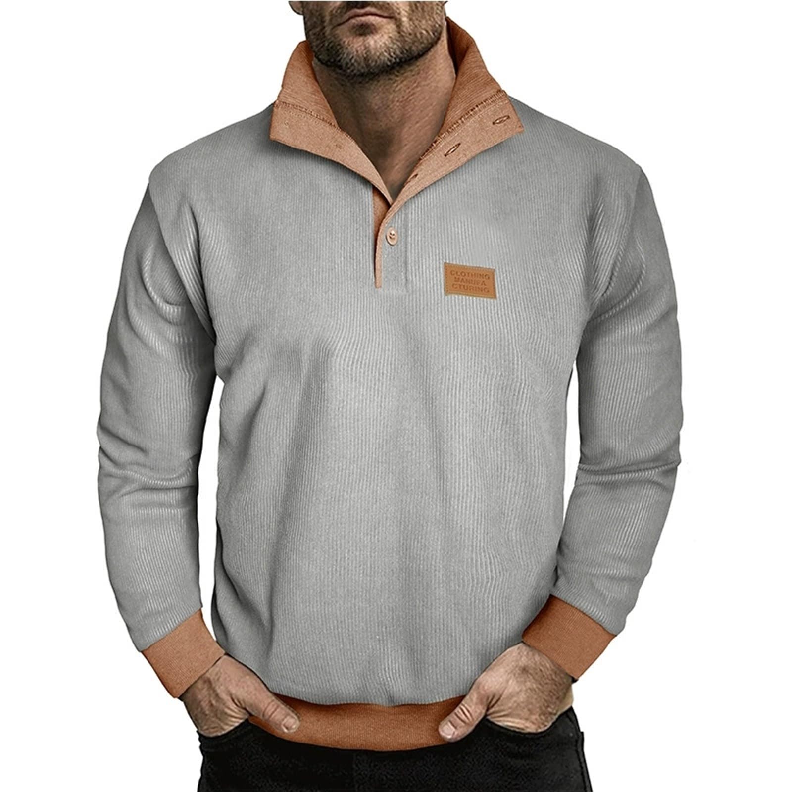 Sudaderas Hombres con Capucha Sudadera Informal De Cuello Alto, Manga Larga E Invierno para Hombre, Forro Y Sin Partido A Camisa Mangas Proteccion Solar El Sol Chandal Hombre Completo
