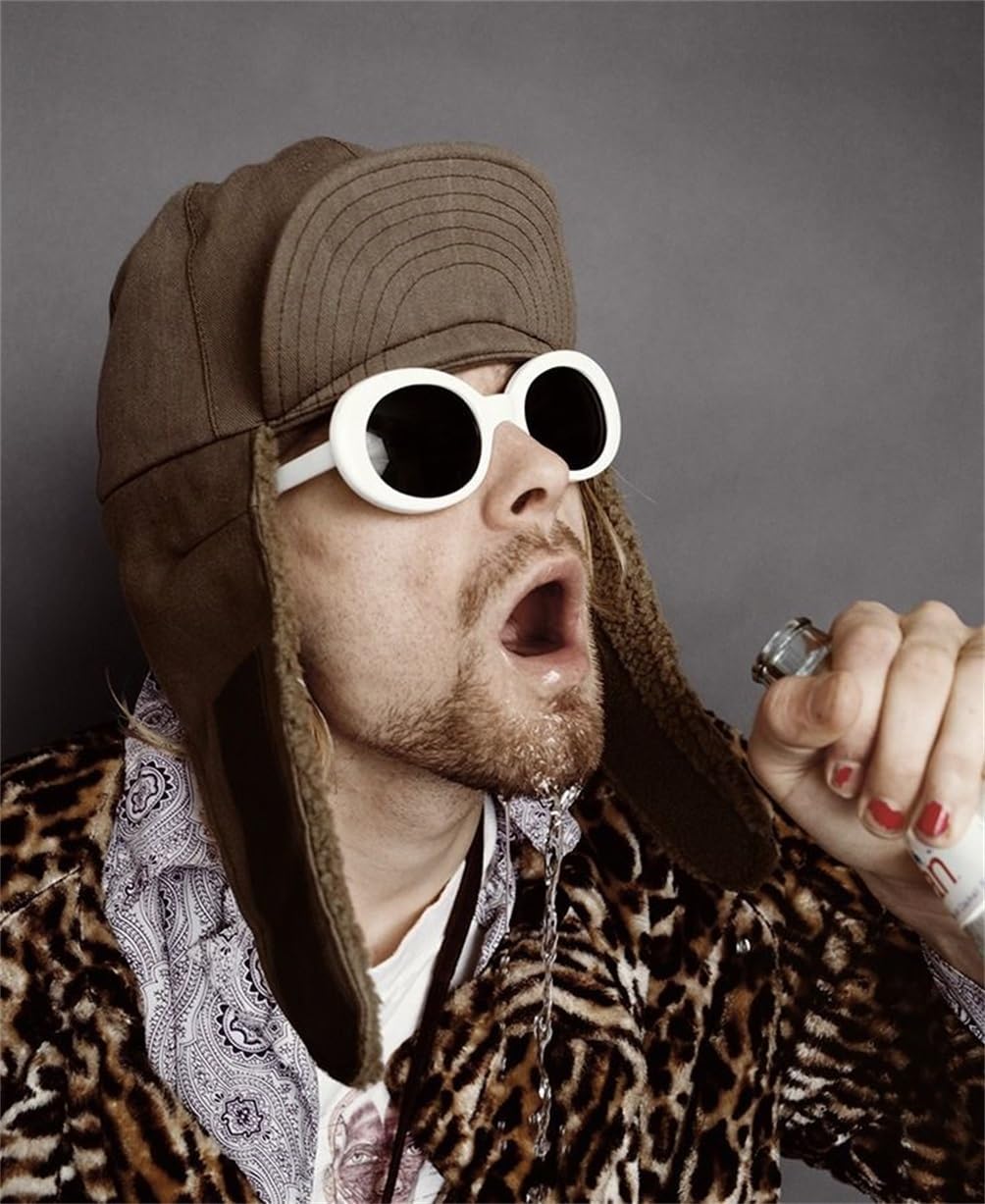 GIFIORE Clout Goggles Sunglasses Women Men Retro Oval Sunglasses Girls Boys Sunglasses - Image 5