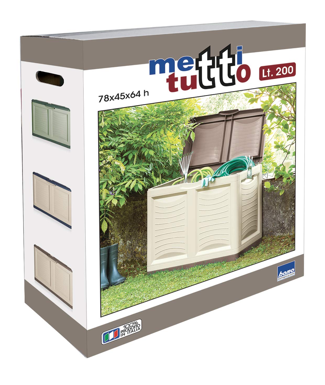 Bama - Mettitutto - Coffre de Rangement Taupe