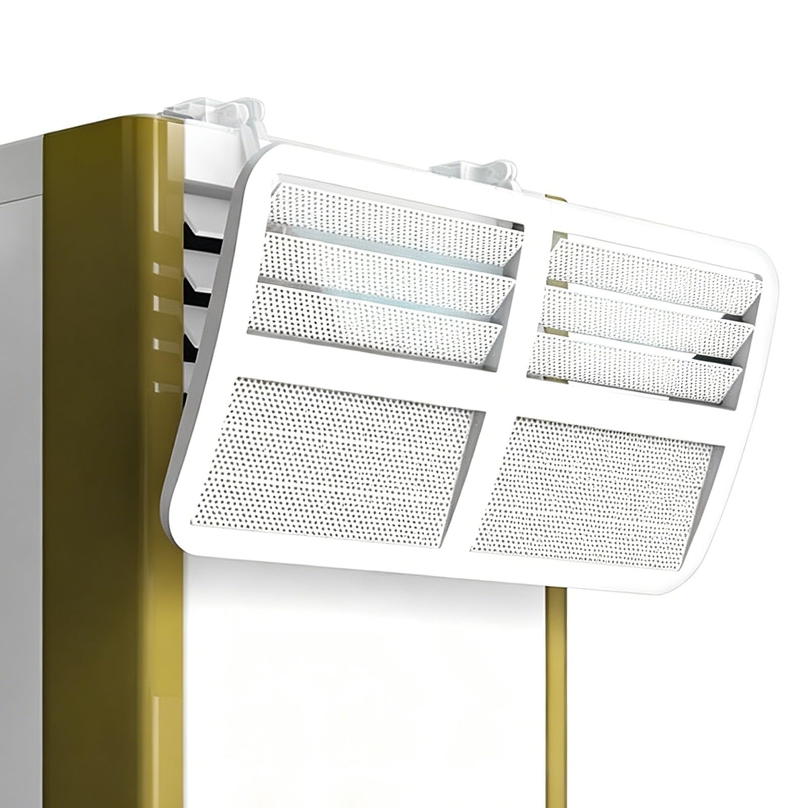 YUE JJXN AC Deflector, 23.6x11.8in Cabinet Air Conditioner Vent Cover, Adjustable Airflow Redirector, Anti Direct Blow