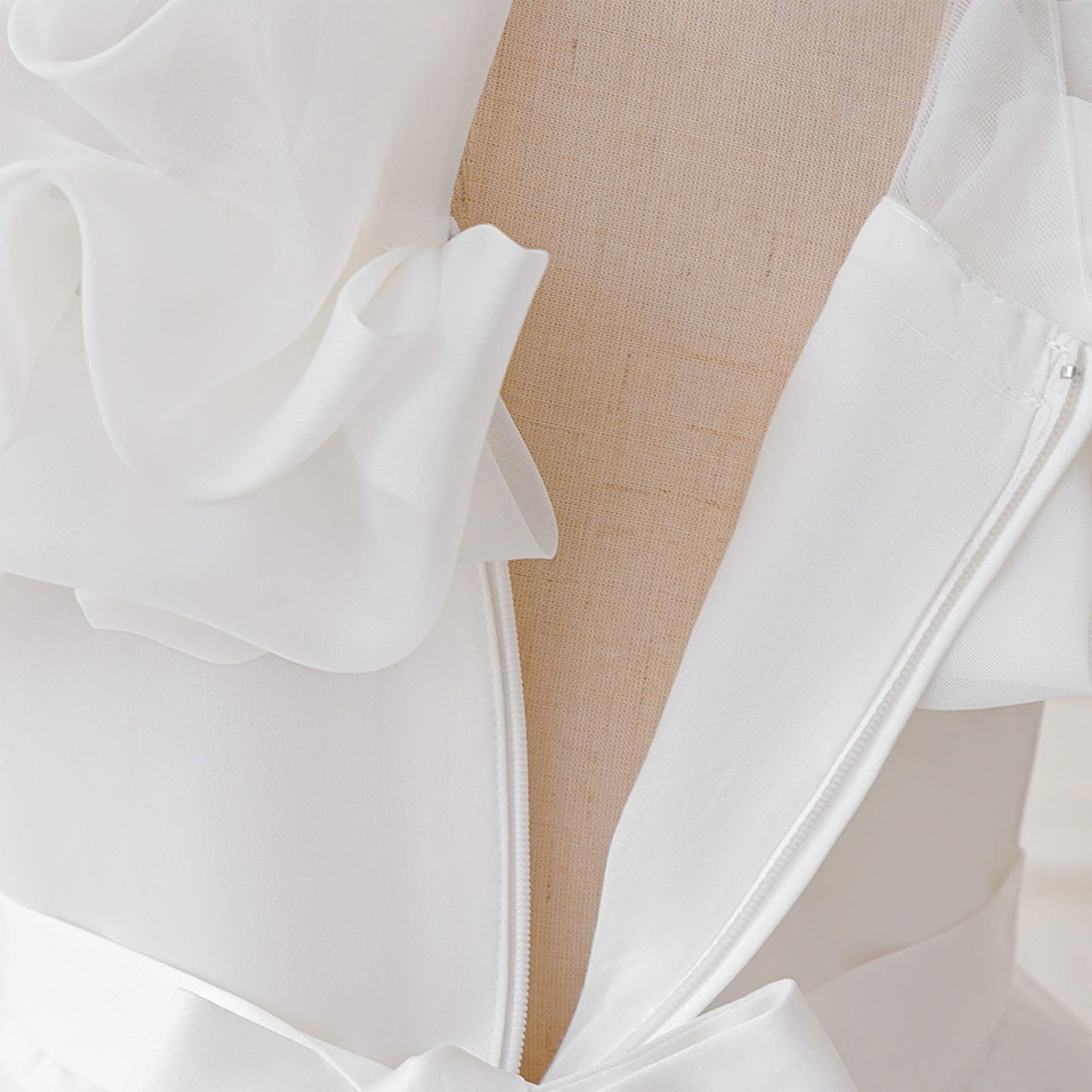 Vestido de fiesta para niñas, vestido de princesa, cumpleaños, sin mangas, acampanado, asimétrico, vestido de boda, dama de honor, vestido formal de graduación
