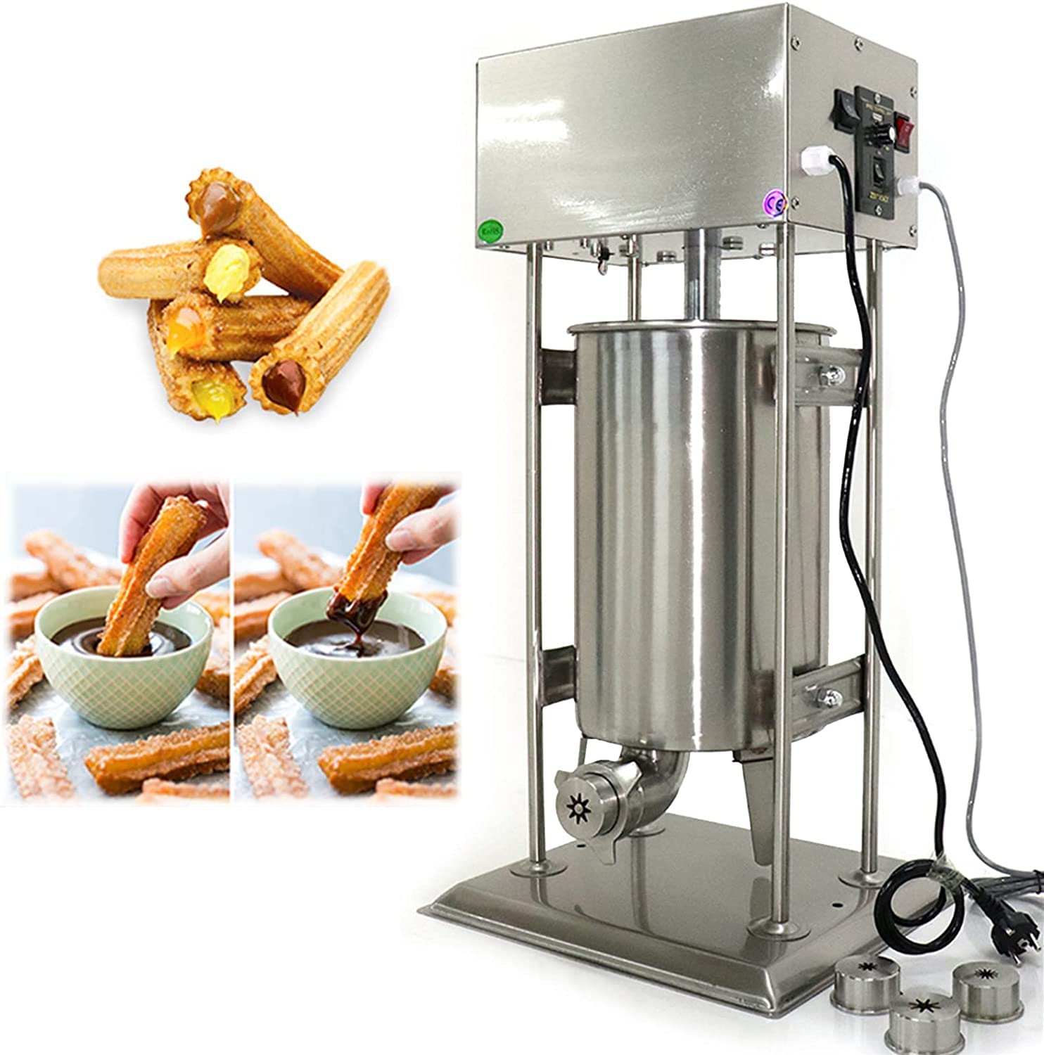 【★】チュロスメーカー/CHURRO MAKER、絞り機 I tried making endless amounts of churros using a commercial