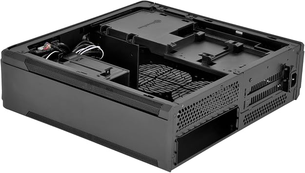 SilverStone Technology Fortress Z الألومنيوم Unibody Mini-ITX / DTX عامل الشكل الصغير SFX حالة الكمبيوتر مع PCI-E Riser والمراوح المخصصة منخفضة الملف الشخصي FTZ01B Black