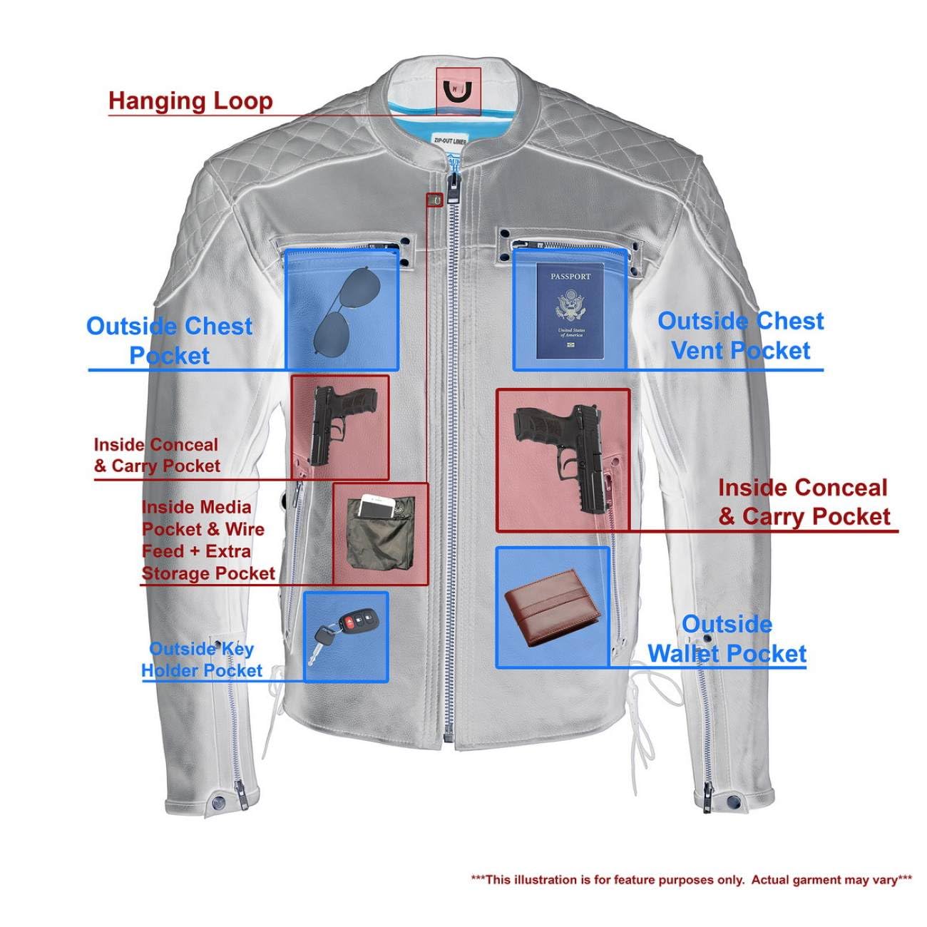 Milwaukee Men's Quilted Scooter Jacket (Black, XXX-Large)