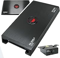 Vista 1 de Gravity GR-2000.2 Amplificador estéreo de audio para automóvil con puente de 2 canales de 4000 vatios de 2 ohmios con funcionamiento TRI-Mode