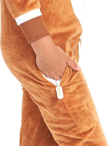 Miniatura 5 de Tipsy Elves Rudolph The Red Nosed Reno Mono - Lindo Mono de Rudolf Marrón Fiesta Animal Mono para la Familia