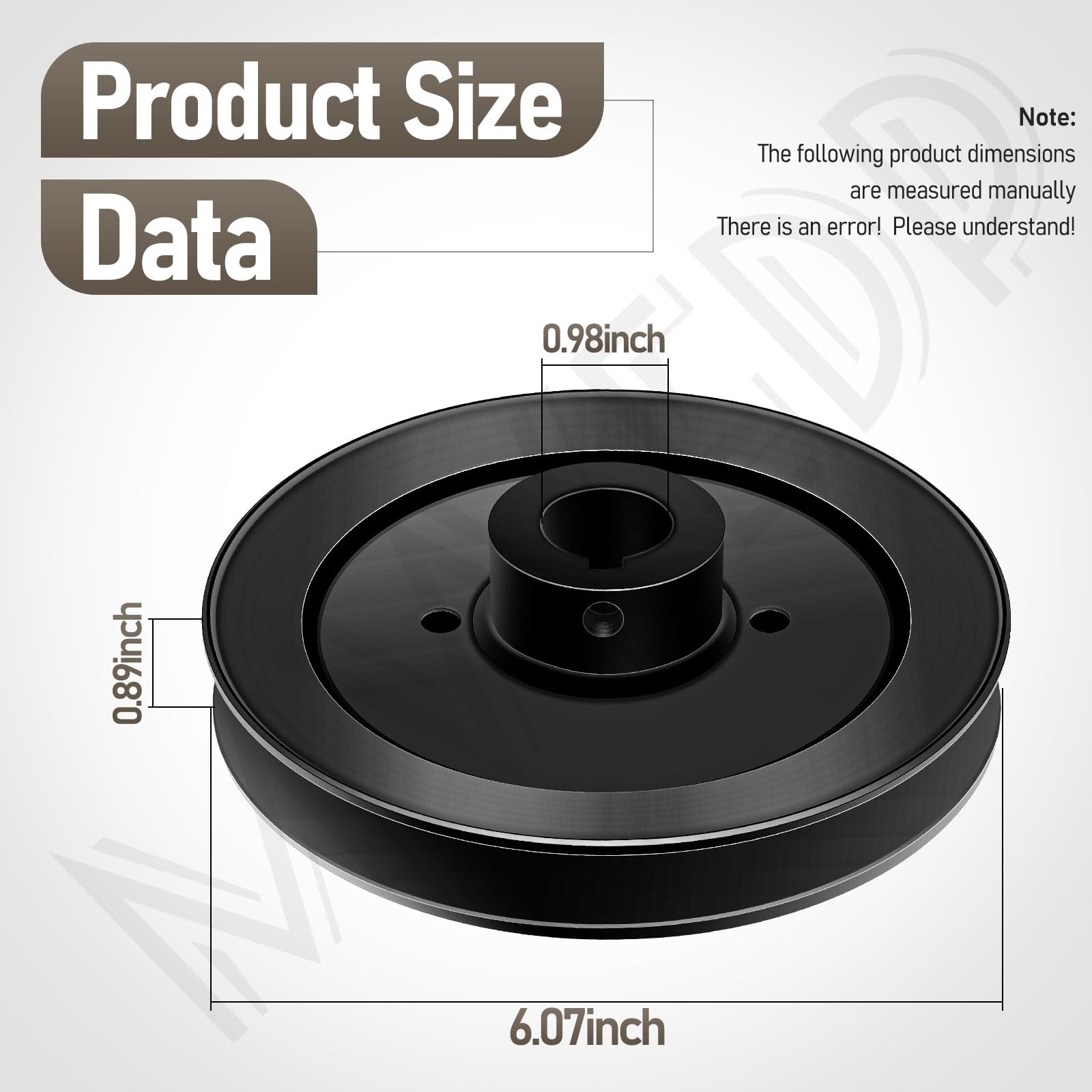 Amazon.com: MWEDP 2 Pack 033-6004-00 Deck Spindle Pulley 6-1/4