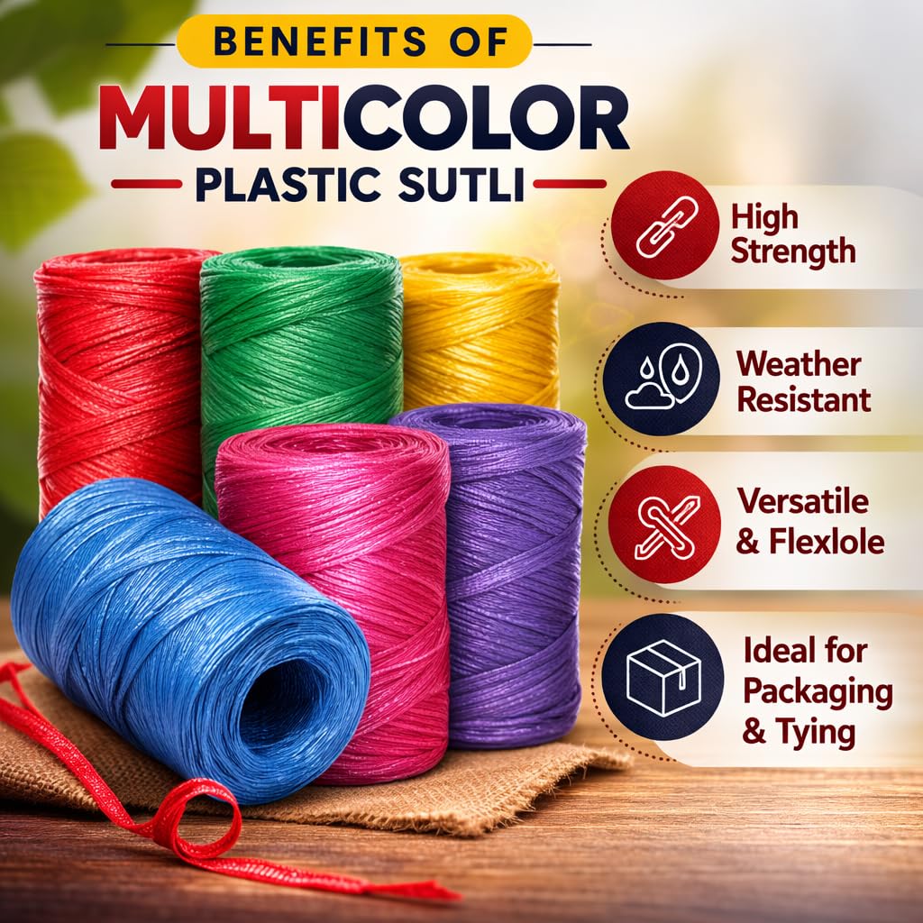 PVC Sutali Twine Rope - Multicolour Pack -2
