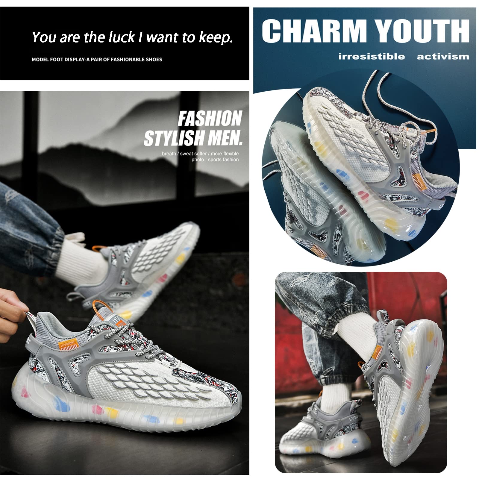 Zapatillas de Deporte para Hombre, para Mujer, Ligeras,Transpirables,para Gimnasia,para Caminar,Zapatillas para Correr, Zapatos Deportivos Casuales,para Corredores