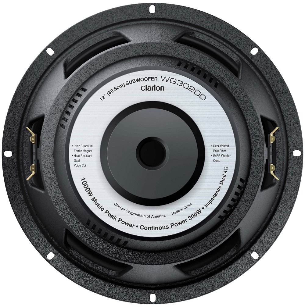 clarion 12 subwoofer