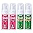 NOHOO Fluoride Free Foam Toothpaste Kids Fruit Flavour,Natural Training Toothpaste for Baby Toddler Children Oral Cleaning and Cavity Protection(2 Strawberry + 2 Watermelon)