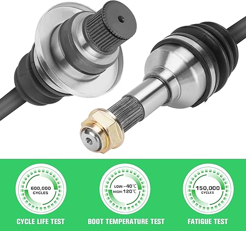 Miniatura 10 de Youxmoto Eje trasero izquierdo CV apto para Yamaha Rhino 450 2006-2009, para Rhino 660 2006 2007Rhino 700 2008-2013, para 5UG-F530T-20-00,