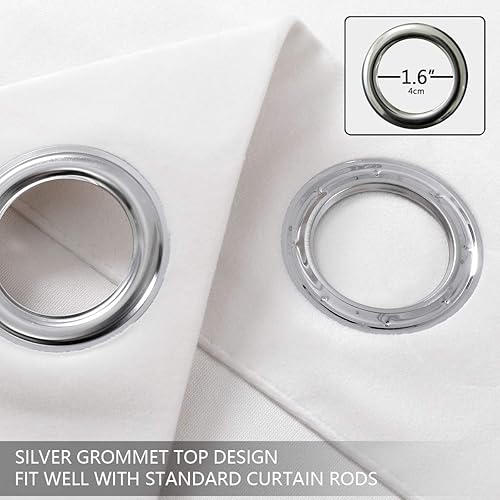 Miniatura 9 de Cortinas de terciopelo suave para salón, cortinas con aislamiento térmico de terciopelo para tratamiento de ventanas de dormitorio, paños de cortina