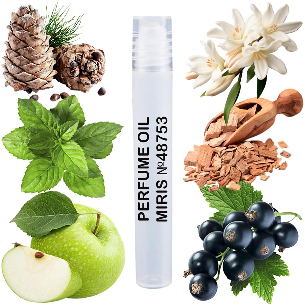 MIRIS No. 48753, Inspired by Authentic Night, Long-Lasting Perfume Oil for Women Roll-On, Rollerball 0.34 Fl Oz / 10 ml