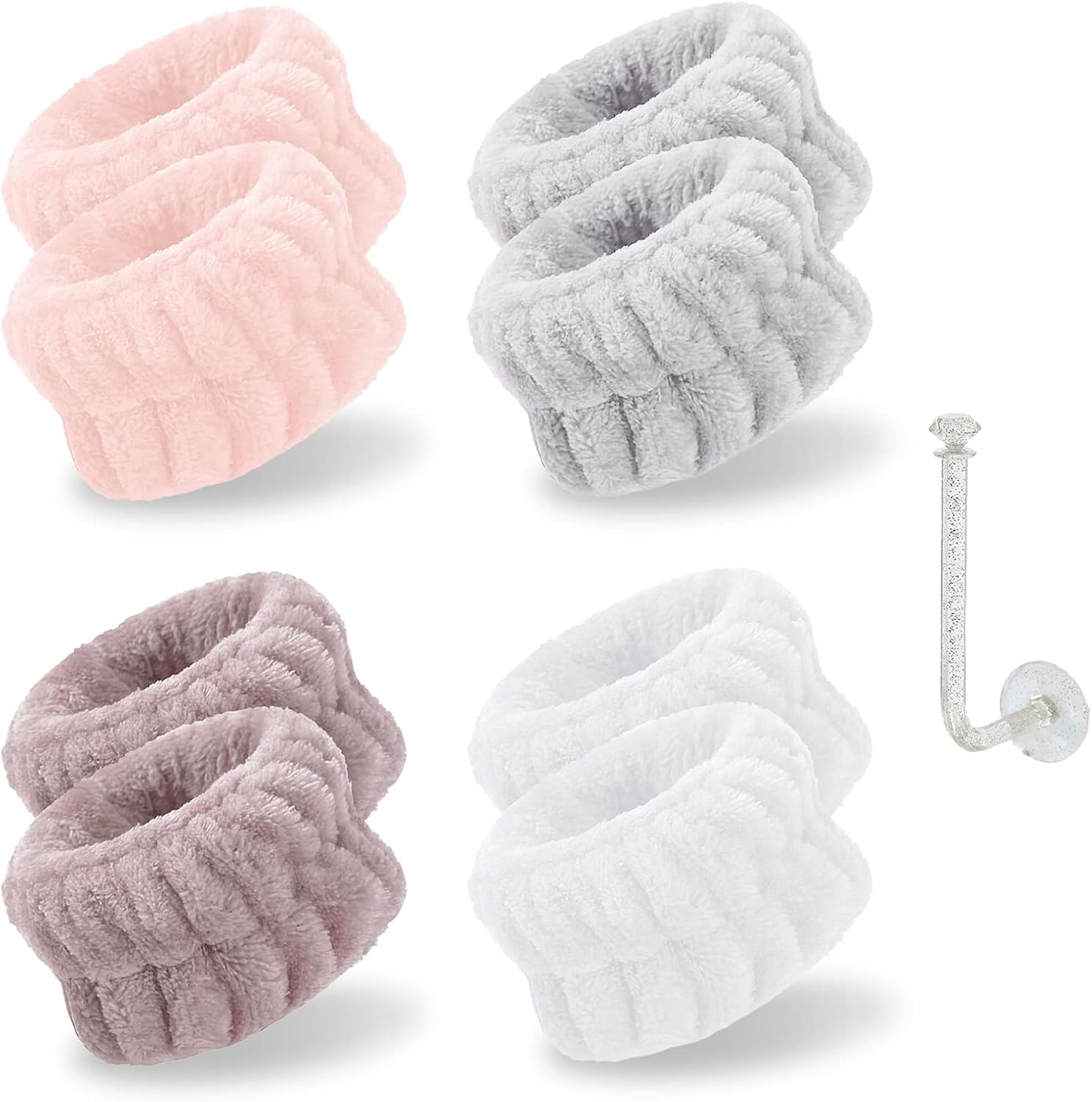 AILAWU Wrist Towels for Washing Face 9 PCS Microfiber