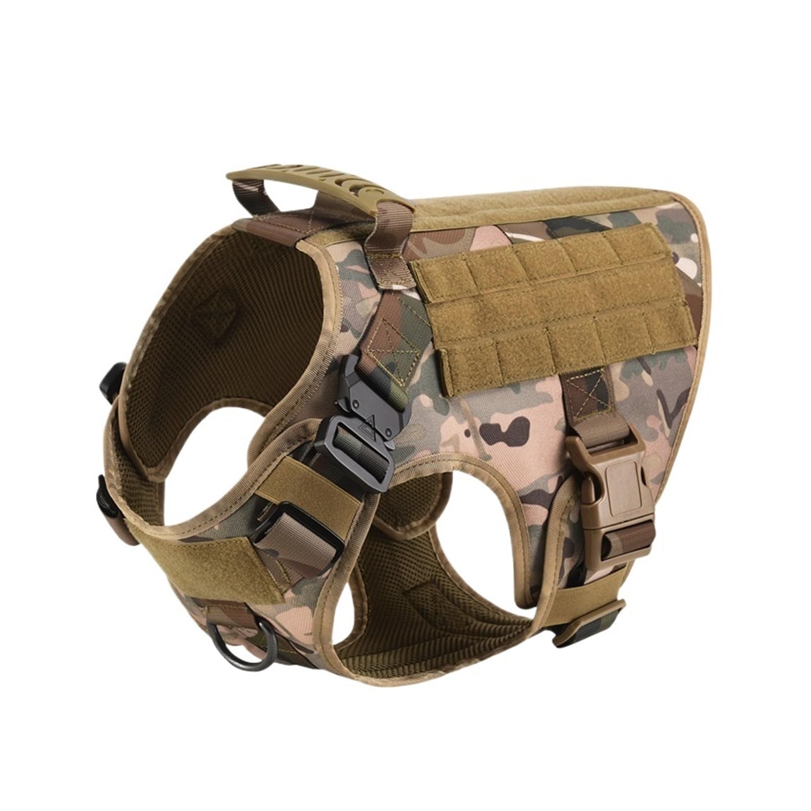 Tactical Military Vest Pet German Shepherd Golden Retriever Training Dog Harness And Leash Set For All Breeds Dogs(CP Harness,M(15-30KG))