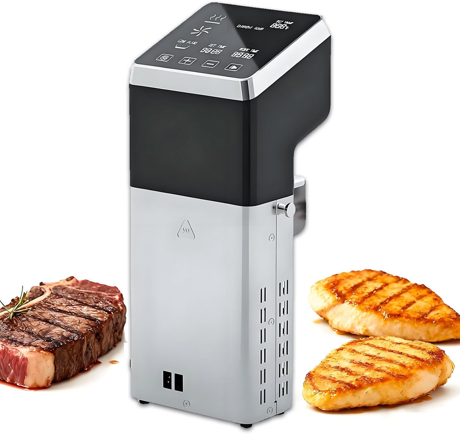 1600W Fast-Heating Sous Vide Cooker - IPX7 Waterproof Immersion Circulator, Large Display & Simple Operation, Powerful Pump for Home Beginners & Pro Chefs