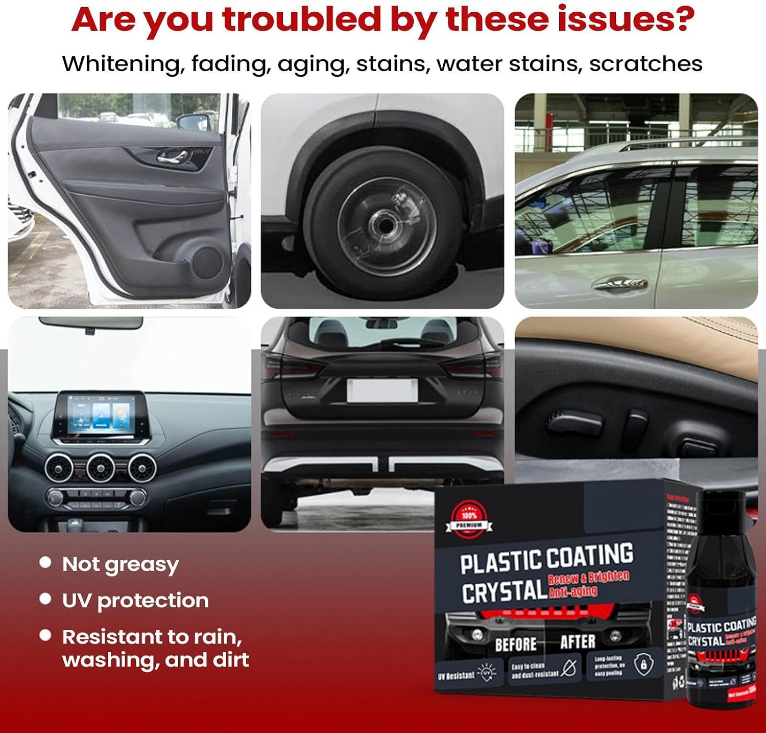 Rubber Restorer Scratch Repair Coating