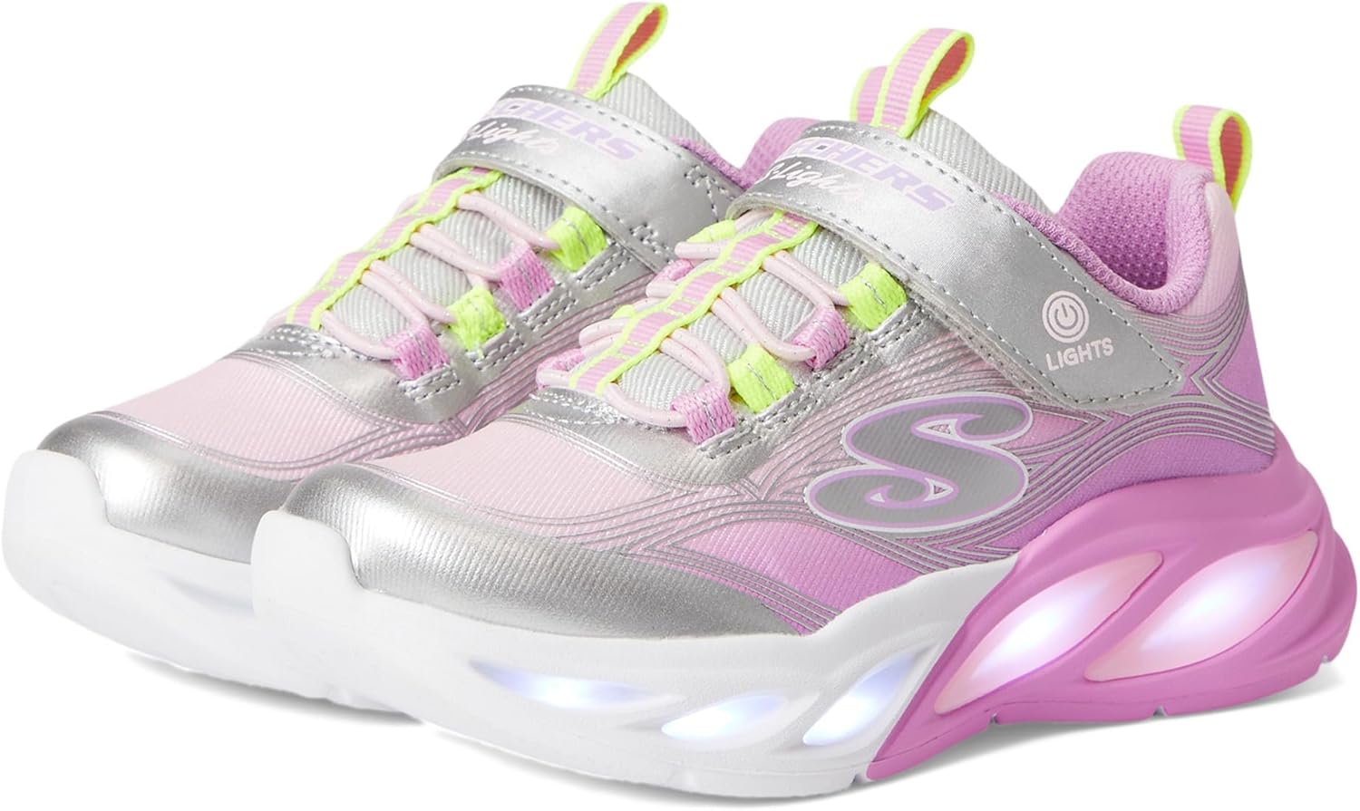 Skechers Girls' Cosmic Glow - Lightweight Comfort