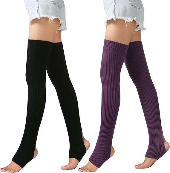 Japanische Beinstulpen Damen - Gothic PU Leder Socken Kawaii Harajuku Style