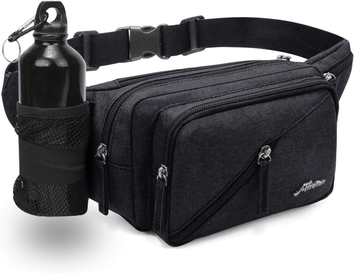 Tactical Waist Pack Bag Pouch Fanny Pack With Water Bottle