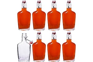 eleganttime Glass Flask Bottle