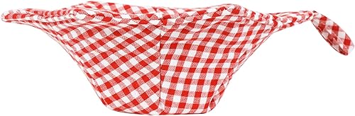 MHTTTEC - Soporte para tazones de sopa, cuenco rojo, acogedores para microondas y comida caliente, cuenco de sopa rojo de fondo pequeño, acogedor