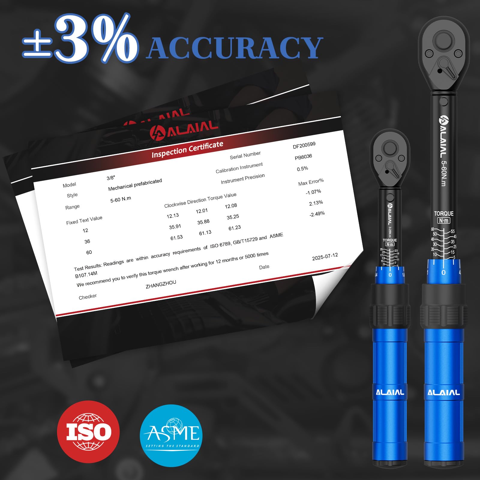 Clé Dynamométrique 1/4" & 3/8", 3-25Nm, 5-60Nm, 50 Pièces Kit D'entretien, Précision ±3% avec Extension de 250mm, Douilles à Bougie, Bits Adaptateur, Douilles pour Vélo, Autos et Motos