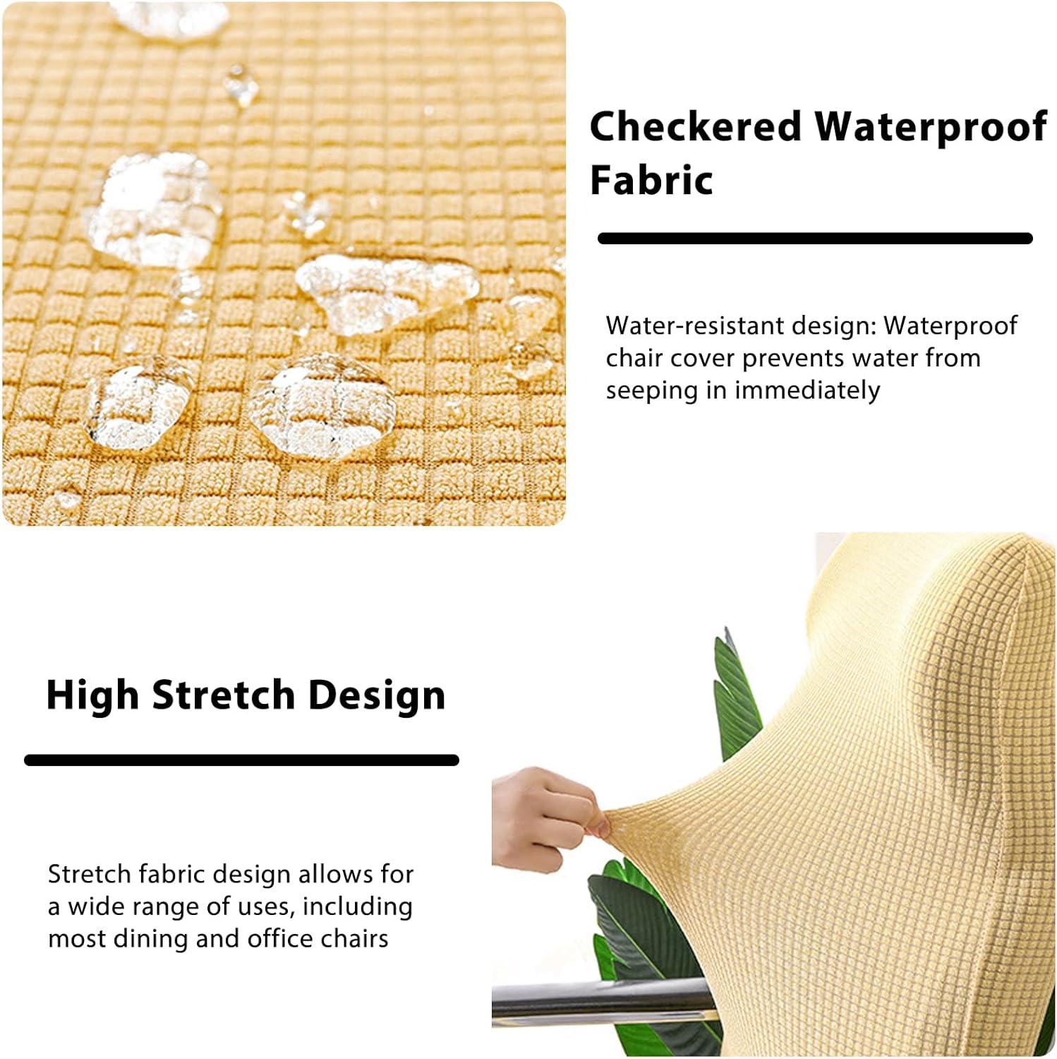 Office Chair Cover with Zipper 2 Pack, Universal Rotating Office Seat Slipcover, Stretch Washable Protector for Swivel Armchair Decorative,Red 2 Pack